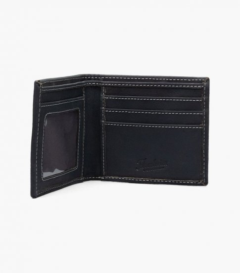 Florsheim Damon Bi-Fold Wallet - Navy - Click Image to Close