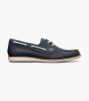 Florsheim Men's Atlantic Moc Toe Boat Shoe - Navy