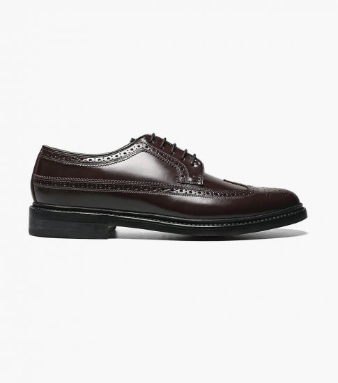 Florsheim Men's Kenmoor Wingtip Oxford - Burgundy - Click Image to Close