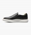 Florsheim Men's Premier Plain Toe Slip On Sneaker - Black