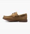 Florsheim Croquet Jr. Boys Moc Toe Boat Shoe - Tan