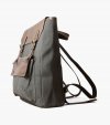 Florsheim Orazio Canvas/Leather Backpack - Gray